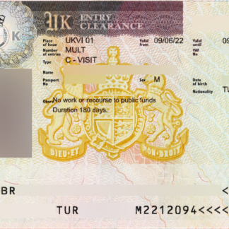 UK Tourist Visa Application