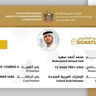 Electronic Signature Card Issuance